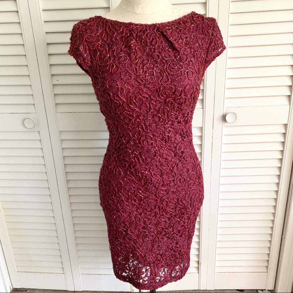 Mystic wine cocktail dress